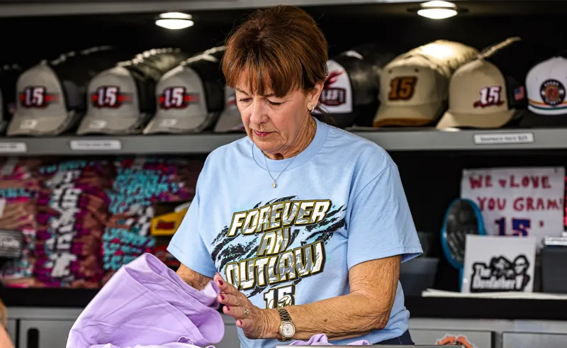 Family oriented: Mother plays key role in son's racing career